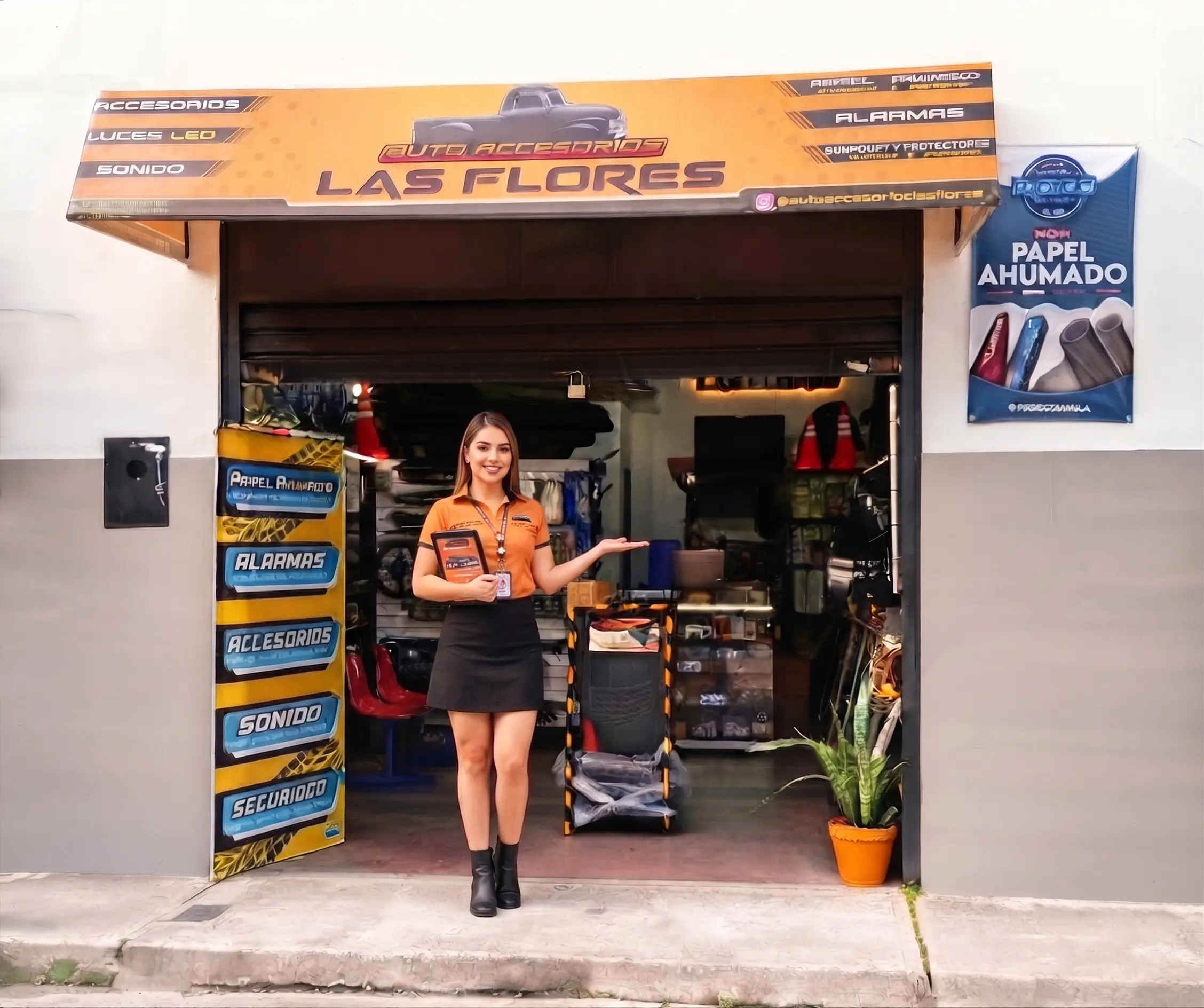 Fachada Auto Accesorios Las Flores San Cristóbal
